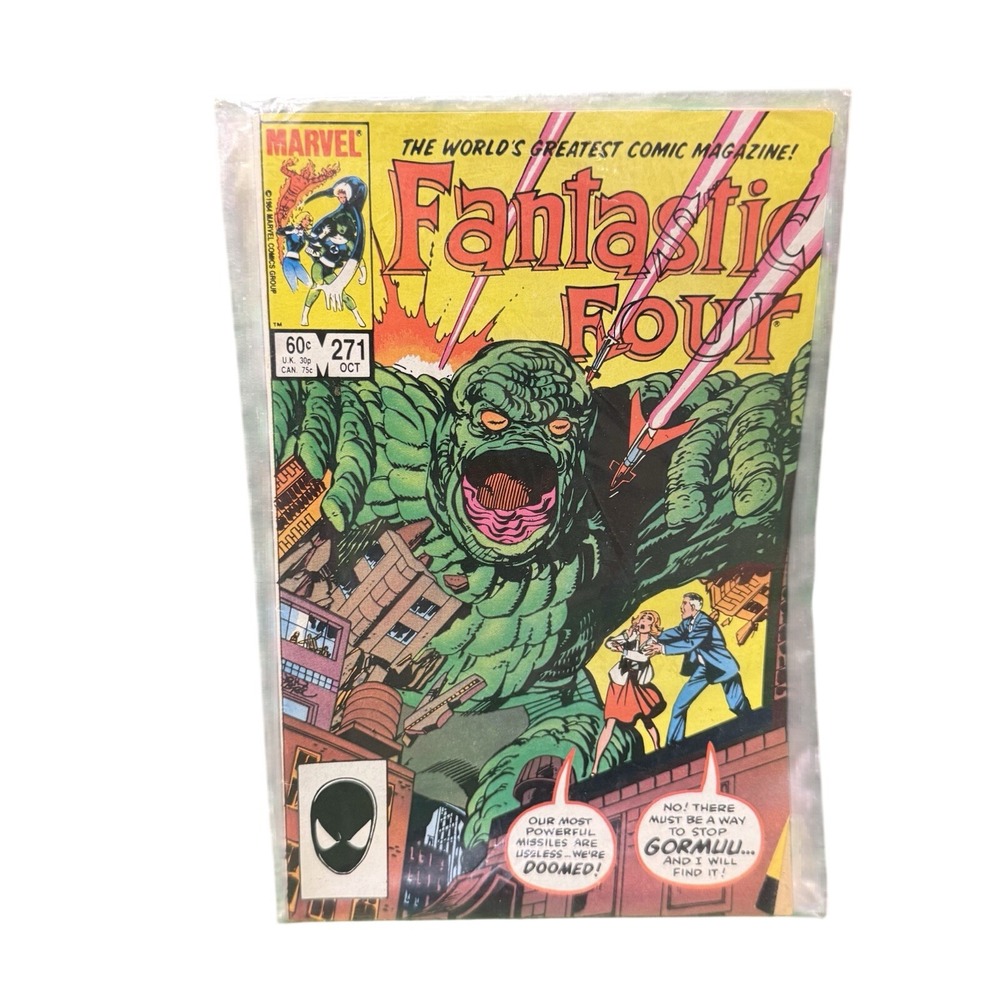Marvel Comics Fantastic Four 271 Oct 1984 Gormuu the Gigantic Bronze Age Comic